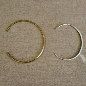 Alexis Bittar silver chokers